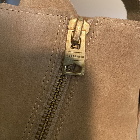 All Saints Katy Suede lace up Booties - Picture 7 of 13